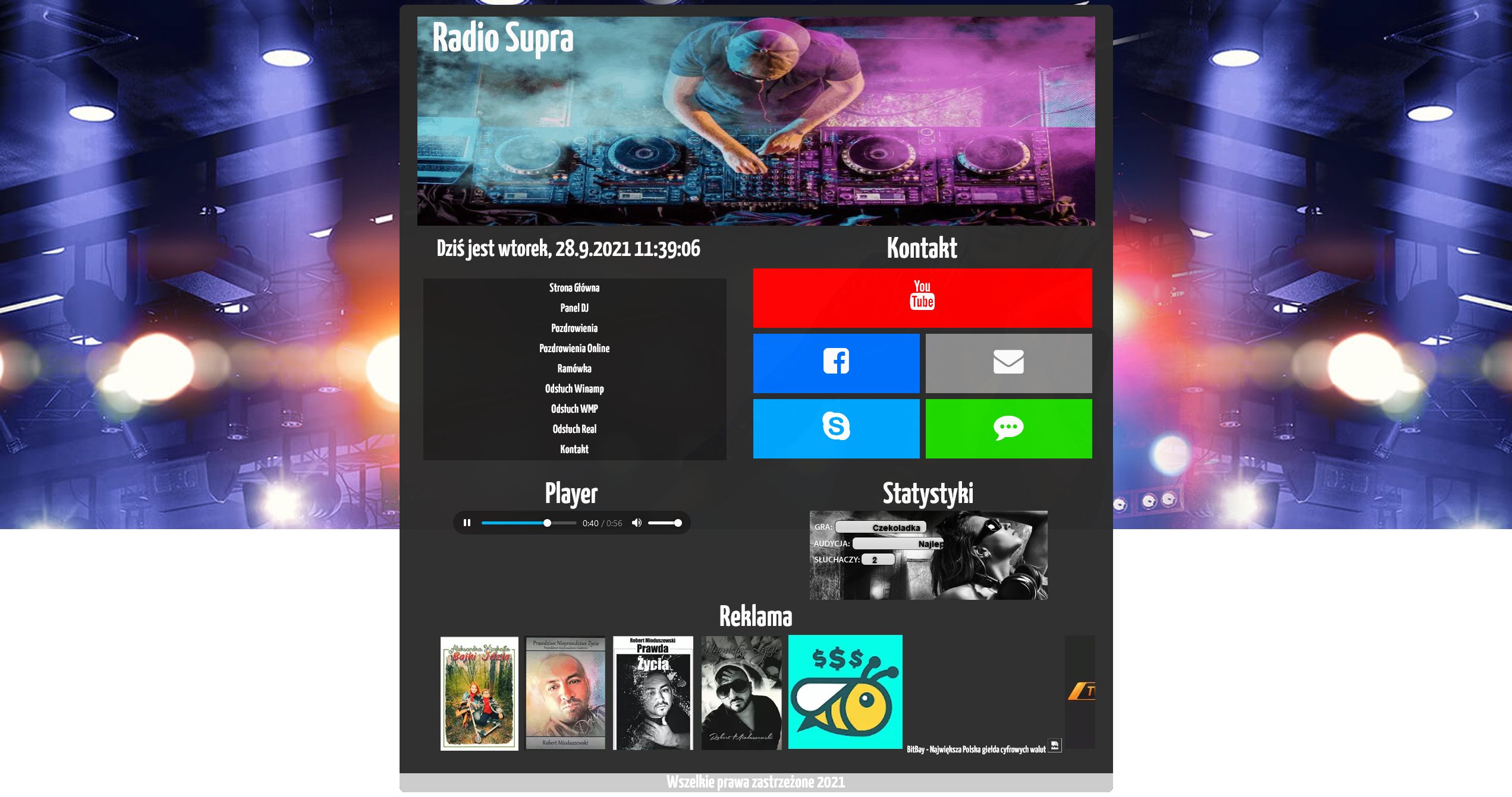 Szablon Strony Radiowej Responsywnej - 2